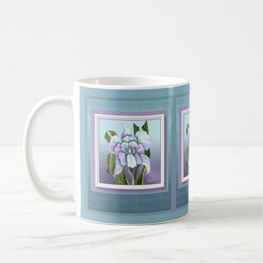 Mug Bouteille de café fleur Smeraldo (Gauche)