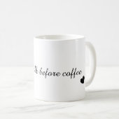 Mug Bouteille de café pour le bureau et la maison (Devant droit)