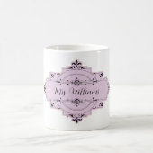Mug Bouteille de café pour mariée mariage personnalisé (Centre)