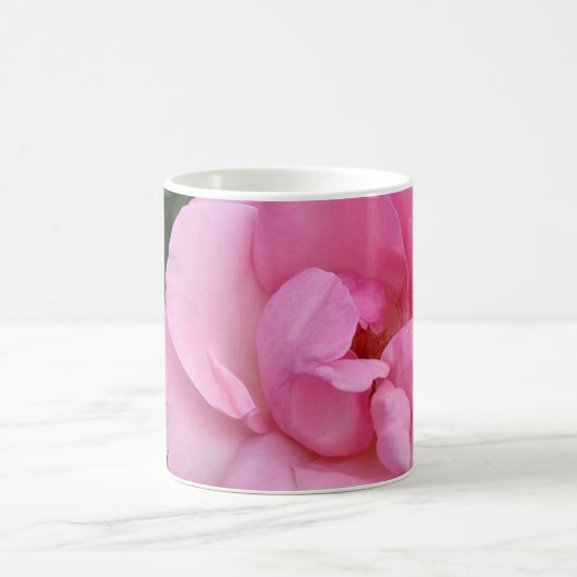Mug Bouteille de café rose rose (Centre)