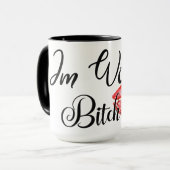 Mug Bouteille de café Wifey (Devant gauche)