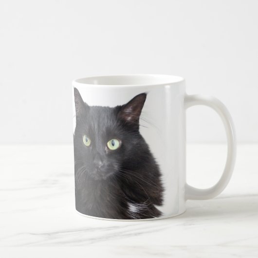 Mug Bouteille de chat noir (Droite)