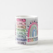 Mug Bouteille de conception 3d pour enseignants (Centre)