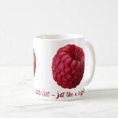 Mug Bouteille de conception framboise (Devant droit)