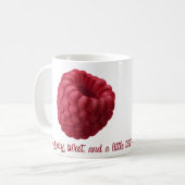 Mug Bouteille de conception framboise (Devant gauche)