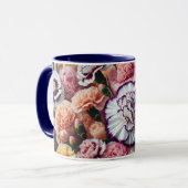 Mug Bouteille de fleurs de carnation (Devant gauche)