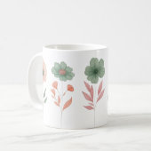 Mug Bouteille de fleurs de printemps (Devant gauche)