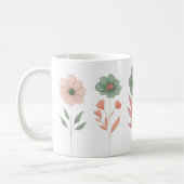 Mug Bouteille de fleurs de printemps (Gauche)