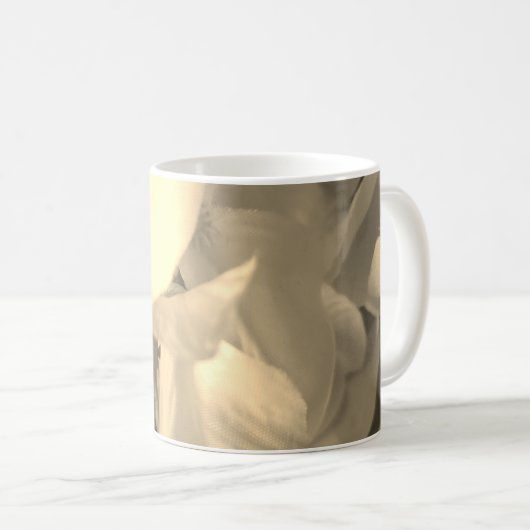 Mug Bouteille de fleurs vintages (Devant droit)