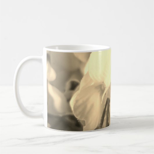 Mug Bouteille de fleurs vintages (Gauche)