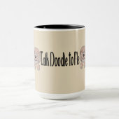 Mug Bouteille de Goldendoodle (Centre)