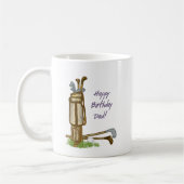 Mug Bouteille de Golfer Dad (Gauche)