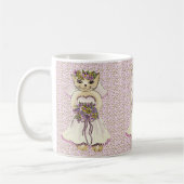 Mug Bouteille de la mariée de chat (Gauche)
