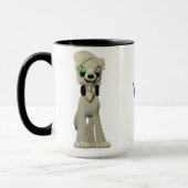 Mug Bouteille de Loup blanc (Gauche)