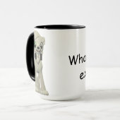 Mug Bouteille de Loup blanc (Devant gauche)