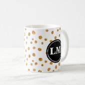Mug Bouteille de Monogram Parties scintillant or (Devant droit)