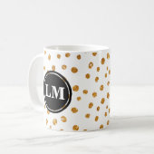 Mug Bouteille de Monogram Parties scintillant or (Devant gauche)