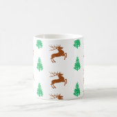 Mug Bouteille de Noël de cerfs (Centre)