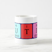 Mug Bouteille de nom de table périodique Gautier (Centre)