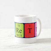 Mug Bouteille de nom de table périodique Laurette (Devant droit)