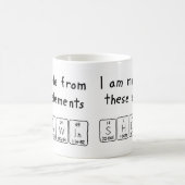 Mug Bouteille de nom de table périodique Sherwin (Centre)