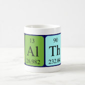 Mug Bouteille de nom de table périodique Walther (Centre)