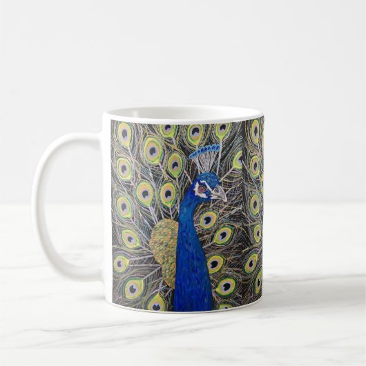 Mug Bouteille de paon (Gauche)