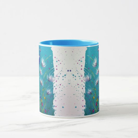 Mug Bouteille de paon (Centre)