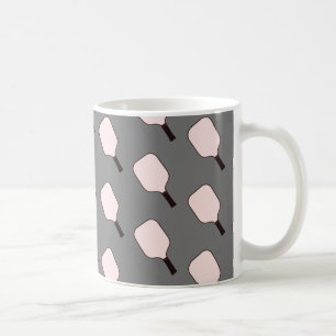 Mug Bouteille de pickleball rose et gris