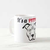 Mug Bouteille de Pitbull (Devant gauche)