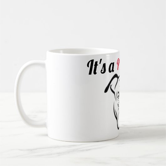 Mug Bouteille de Pitbull (Gauche)