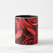 Mug Bouteille de Rose rouge (Centre)