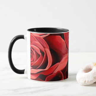 Mug Bouteille de Rose rouge