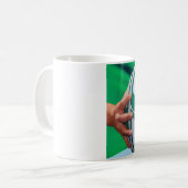 Mug Bouteille de rugby (Devant gauche)