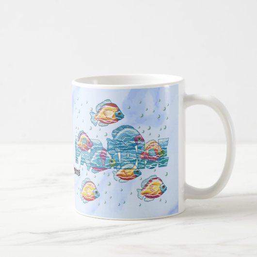 Mug Bouteille de Scuba Paradise (Droite)