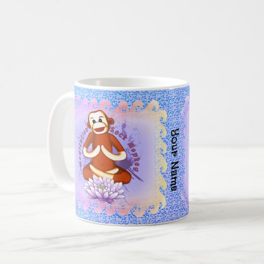 Mug Bouteille de singe de Lotus Sock (Devant gauche)