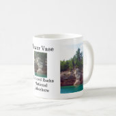 Mug Bouteille de vase de fleurs (Devant droit)