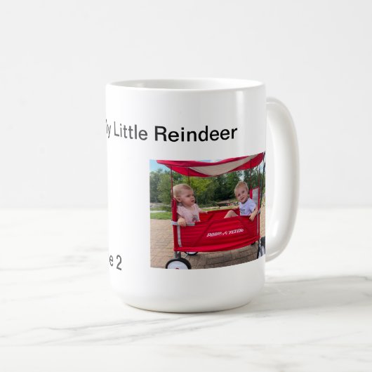 Mug Bouteille d'eau de Noël (Devant droit)