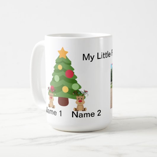 Mug Bouteille d'eau de Noël (Devant gauche)