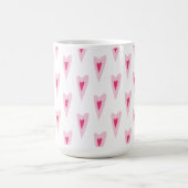 Mug Bouteille d'eau Saint-Valentin Cœur Rose (Centre)