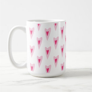 Mug Bouteille d'eau Saint-Valentin Cœur Rose