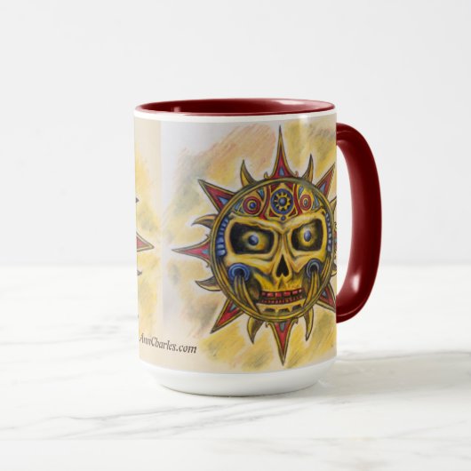 Mug Bouteille design Ann Charles Maya (Devant droit)
