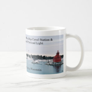 Mug Bouteille du canal de navigation de Sturgeon Bay