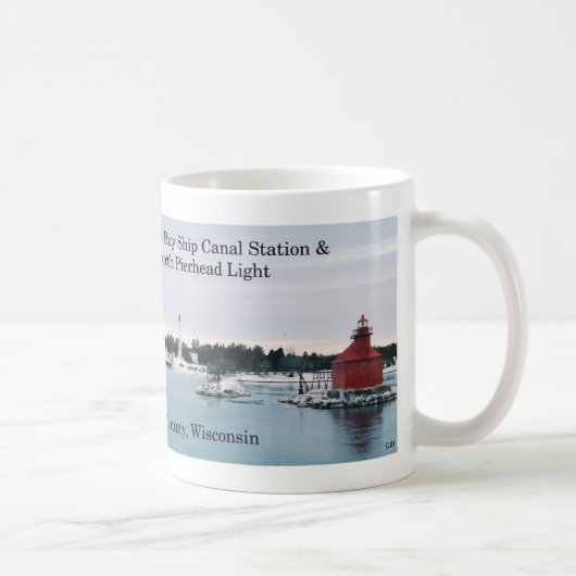 Mug Bouteille du canal de navigation de Sturgeon Bay (Droite)
