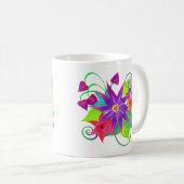 Mug Bouteille du jardin fleuri (Devant droit)