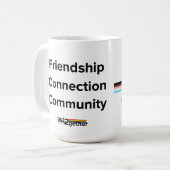Mug Bouteille du logo Out2gether (Devant gauche)