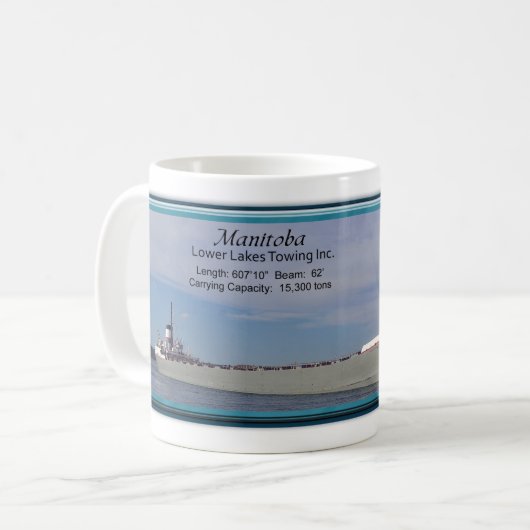 Mug Bouteille du Manitoba (Devant gauche)