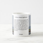 Mug Bouteille du phare de Cockspur Island (Centre)