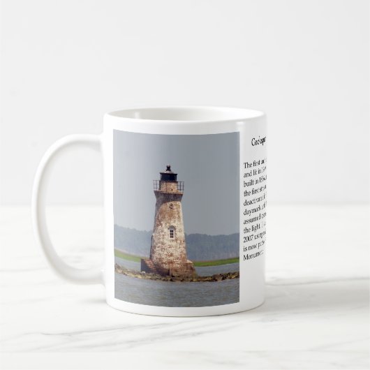 Mug Bouteille du phare de Cockspur Island (Gauche)