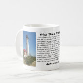 Mug Bouteille du phare de Crisp Point (Devant gauche)